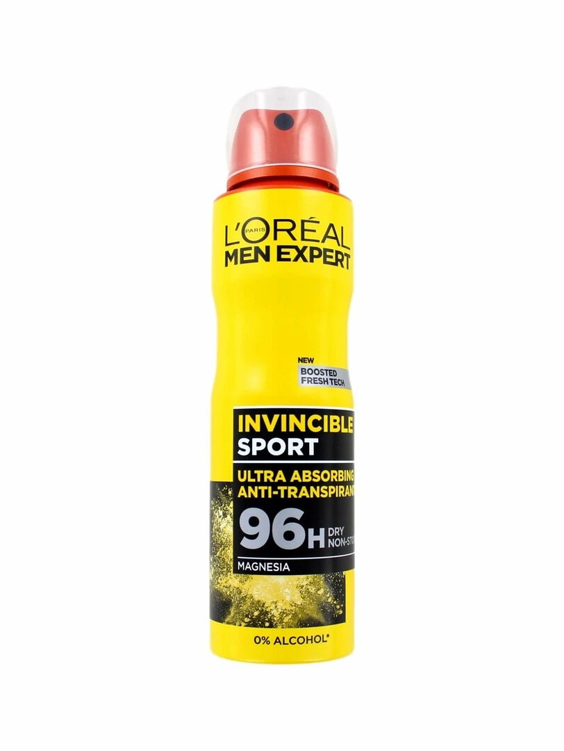 L'Oreal L’Oréal Paris - Men Expert Deodorant Spray - Invincible Sport - 96h Dry 150 Ml 3 L'Oreal L’Oréal Paris - Men Expert Deodorant Spray - Invincible Sport - 96h Dry 150 Ml