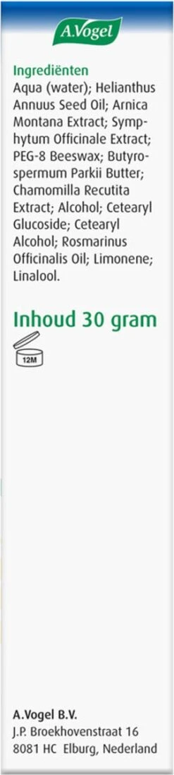A.Vogel Arnica Vallen En Stoten Crème - Verzorgt De Blauwverkleurde Huid - 30 G -Winkel Voor Persoonlijke Verzorging 270x1200 1