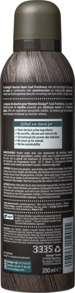 Kneipp Men - Cool Freshness - Douche Foam 15 Kneipp Men - Cool Freshness - Douche Foam -Winkel Voor Persoonlijke Verzorging 307x1200 6