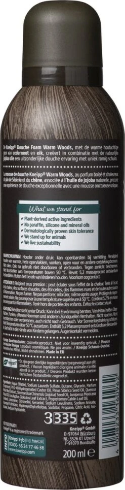 6x Kneipp Men Douche Foam Warm Woods 200ml -Winkel Voor Persoonlijke Verzorging 307x1200 8