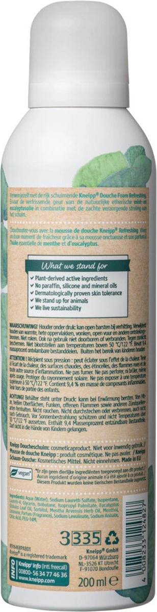Kneipp Refreshing - Douche Foam 11 Kneipp Refreshing - Douche Foam - Afbeelding 9