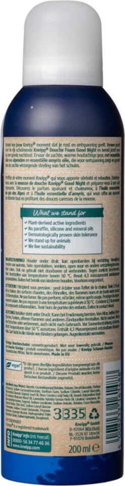 Kneipp Good Night - Douche Foam 10 Kneipp Good Night - Douche Foam -Winkel Voor Persoonlijke Verzorging 310x1200 4