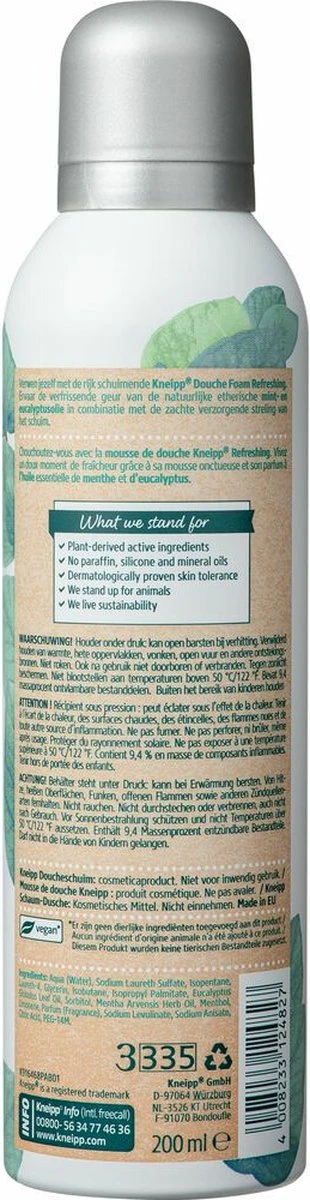 Kneipp Refreshing - Douche Foam 12 Kneipp Refreshing - Douche Foam - Afbeelding 10