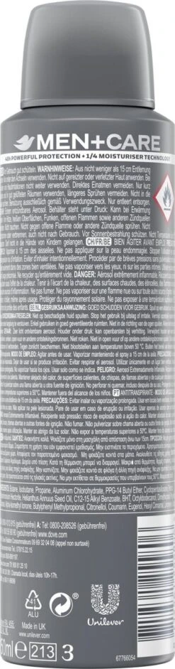 Dove Men+Care Sensitive Shield Anti-Transpirant Deodorant Spray - 6 X 150 Ml - Voordeelverpakking -Winkel Voor Persoonlijke Verzorging 315x1200 3