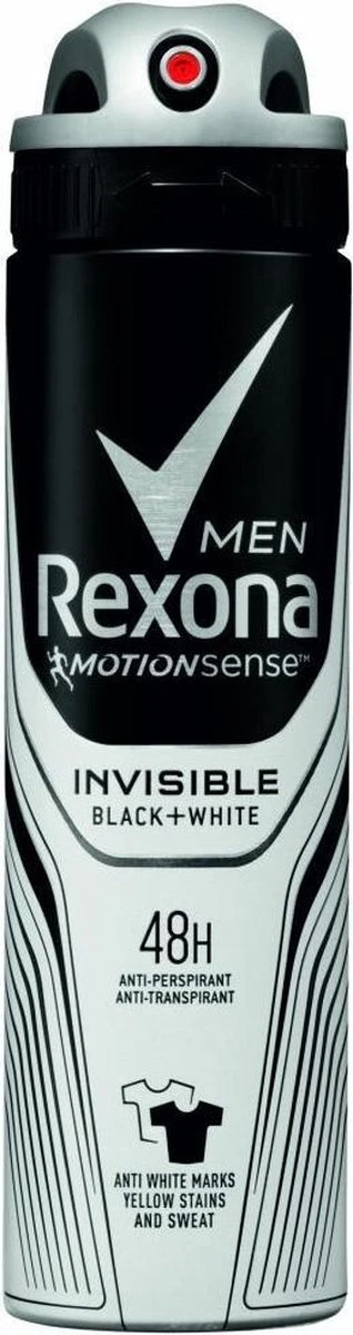 Rexona Men Invisible Anti-Transpirant Spray - 6 X 150 Ml - Voordeelverpakking 6 Rexona Men Invisible Anti-Transpirant Spray - 6 X 150 Ml - Voordeelverpakking - Afbeelding 4