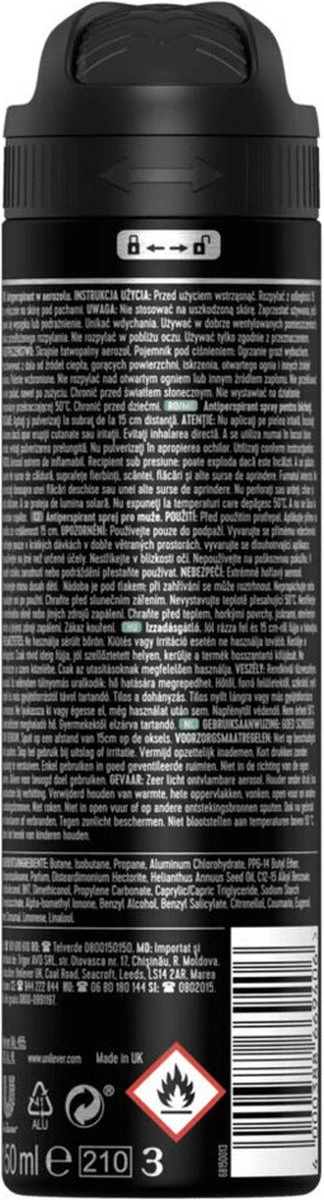 Rexona Men Sensitive Anti-transpirant Spray - 6 X 150 Ml - Voordeelverpakking 11 Rexona Men Sensitive Anti-transpirant Spray - 6 X 150 Ml - Voordeelverpakking - Afbeelding 9