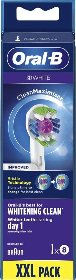 Oral B Oral-B 3D White - Met CleanMaximiser-technologie - Opzetborstels - 8 Stuks -Winkel Voor Persoonlijke Verzorging 327x1200 2