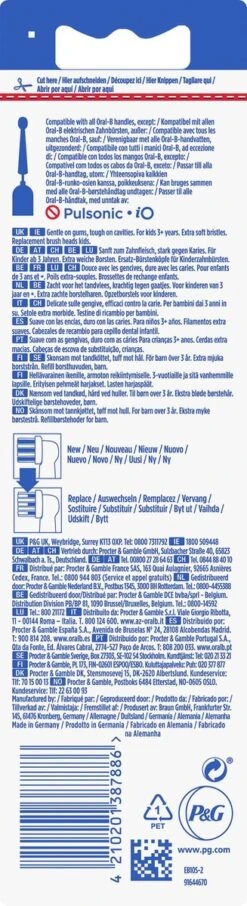 Oral B Oral-B Opzetborstels Kids 2 Stuks -Winkel Voor Persoonlijke Verzorging 327x1200 4