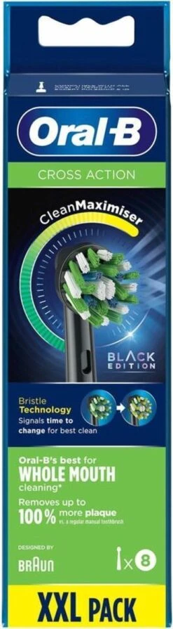 Oral B Oral-B CrossAction - Met CleanMaximiser-technologie - Opzetborstels - Zwart - 8 Stuks 18 Oral B Oral-B CrossAction - Met CleanMaximiser-technologie - Opzetborstels - Zwart - 8 Stuks -Winkel Voor Persoonlijke Verzorging 331x1200 1