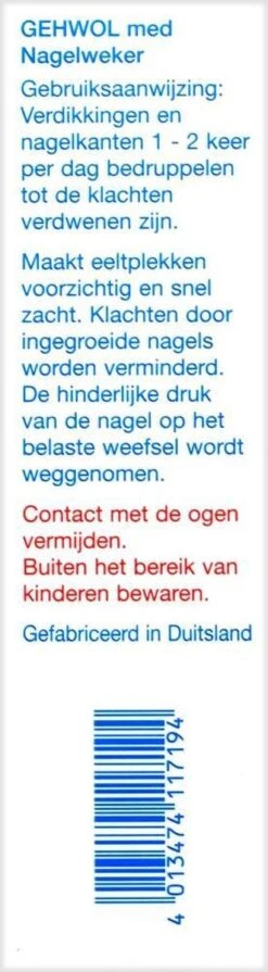 Gehwol Nagelweker - Voor Zachte Nagelriemen - 15ml -Winkel Voor Persoonlijke Verzorging 331x1200 3