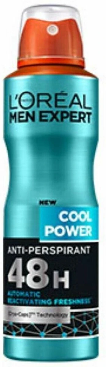L’Oréal Paris Men Expert Cool Powder Deodorant Spray - 6 X 150 Ml 3 L’Oréal Paris Men Expert Cool Powder Deodorant Spray - 6 X 150 Ml