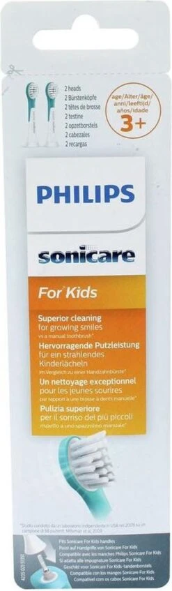 Philips Sonicare For Kids Compact HX6032/33 - Opzetborstel - 2 Stuks - Groen -Winkel Voor Persoonlijke Verzorging 350x1200