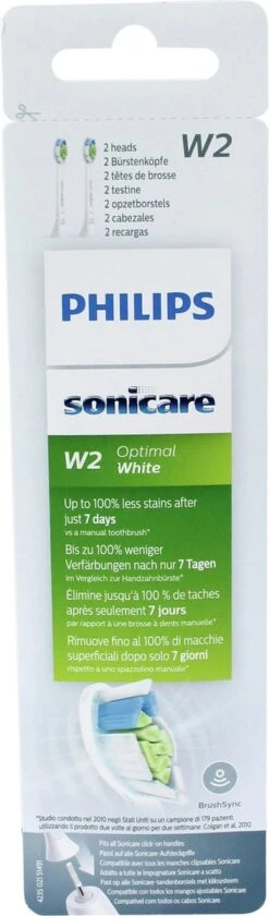 Philips Sonicare W2 Optimal White HX6062/10 - Opzetborstel - 2 Stuks -Winkel Voor Persoonlijke Verzorging 353x1200 1