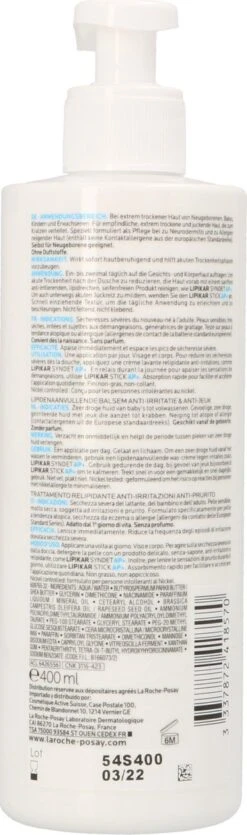 La Roche-Posay Lipikar Balsem AP+m Bodymelk - Droge Huid - 400 Ml -Winkel Voor Persoonlijke Verzorging 355x1200 7