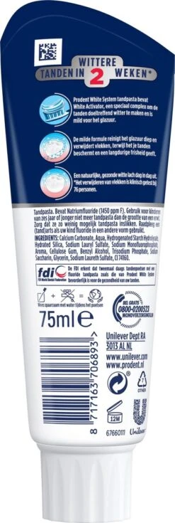 Prodent Whitening System Tandpasta - 12 X 75 Ml - Voordeelverpakking 15 Prodent Whitening System Tandpasta - 12 X 75 Ml - Voordeelverpakking -Winkel Voor Persoonlijke Verzorging 403x1200 2