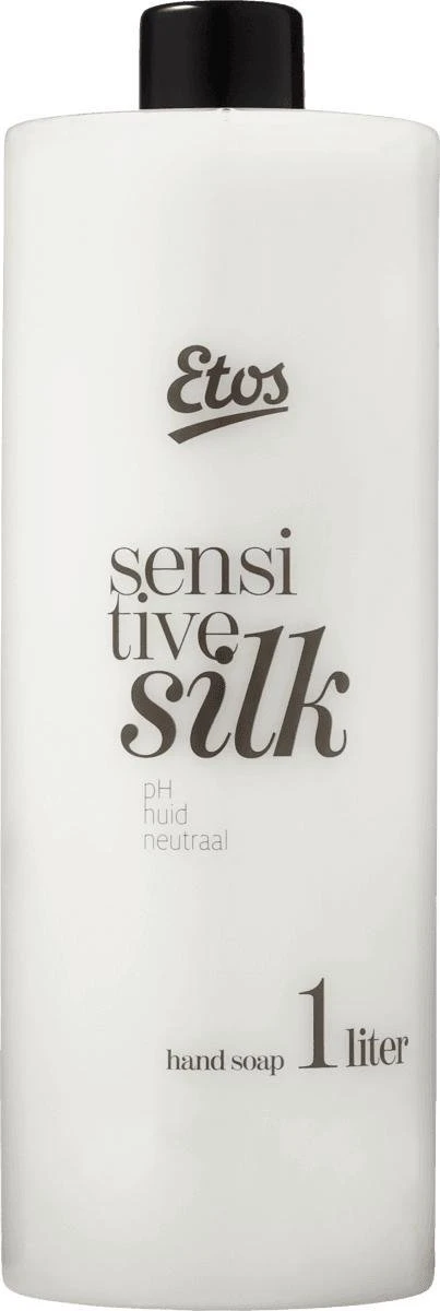Etos Handzeep Sensitive Silk - Navulling - 6x1L - Voordeelverpakking 4 Etos Handzeep Sensitive Silk - Navulling - 6x1L - Voordeelverpakking - Afbeelding 2