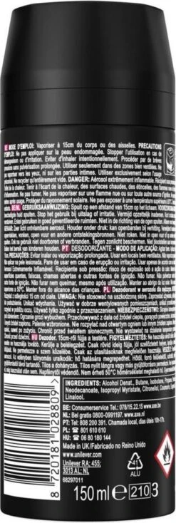 Axe Wild Fresh Bergamot & Pink Pepper Deodorant Bodyspray - 6 X 150 Ml - Voordeelverpakking 27 Axe Wild Fresh Bergamot & Pink Pepper Deodorant Bodyspray - 6 X 150 Ml - Voordeelverpakking -Winkel Voor Persoonlijke Verzorging 404x1200 2