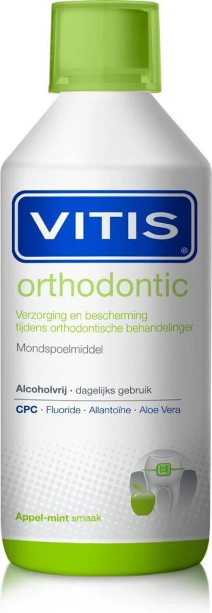 3x Vitis Orthodontic Mondwater 500 Ml 5 3x Vitis Orthodontic Mondwater 500 Ml - Afbeelding 3