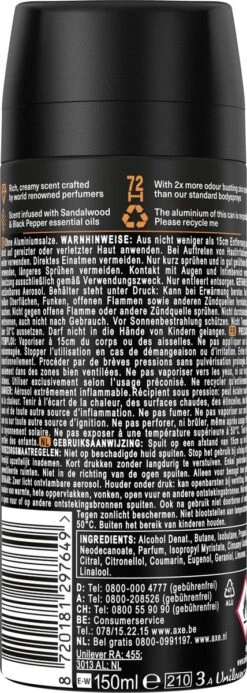 AXE Fine Fragrance Collection Copper Santal Premium Deodorant Bodyspray 150 Ml 11 AXE Fine Fragrance Collection Copper Santal Premium Deodorant Bodyspray 150 Ml -Winkel Voor Persoonlijke Verzorging 428x1200 6