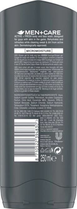 Dove Men+Care Sport Active Fresh - 6 X 250 Ml - Voordeelverpakking -Winkel Voor Persoonlijke Verzorging 444x1200 7