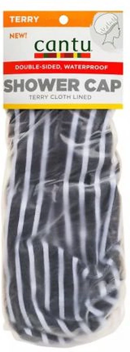 Cantu Cloth Terry Lined Shower Cap 3 Cantu Cloth Terry Lined Shower Cap