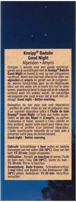 Kneipp Good Night - Badolie -Winkel Voor Persoonlijke Verzorging 452x1200 7