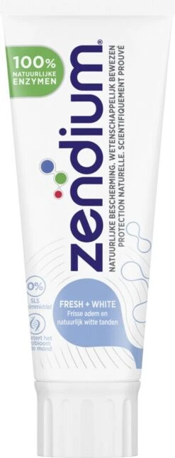 Zendium Fresh+Whitening Tandpasta- 12 X 75 Ml - Voordeelverpakking -Winkel Voor Persoonlijke Verzorging 459x1200 3
