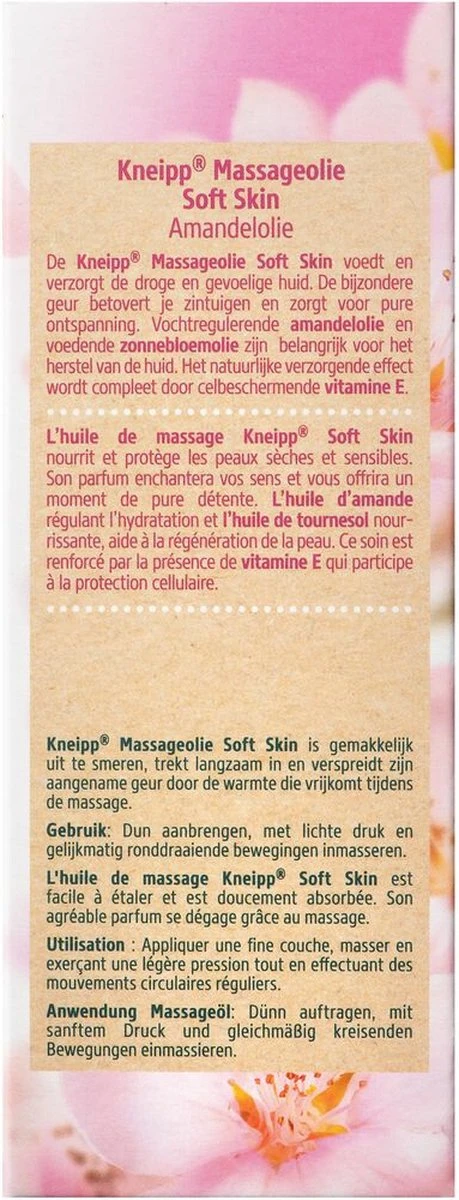 Kneipp Soft Skin - Massageolie 4 Kneipp Soft Skin - Massageolie - Afbeelding 2