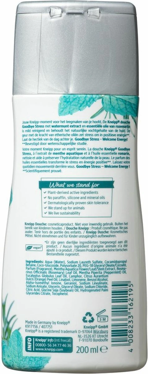 Kneipp Goodbye Stress - Douchegel 6 Kneipp Goodbye Stress - Douchegel - Afbeelding 4