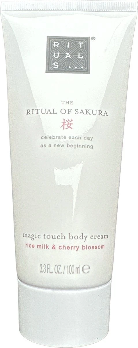 Rituals The Ritual Of Sakura Magic Touch Body Cream 100 Tube - 3 Pack - Rice Milk En Cherry Blossom 4 Rituals The Ritual Of Sakura Magic Touch Body Cream 100 Tube - 3 Pack - Rice Milk En Cherry Blossom - Afbeelding 2
