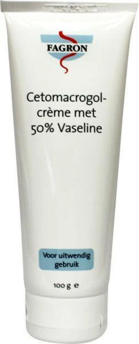 Merkloos Fagron Cetomacrogolcrème Met 50% Vaseline 100GR 4 Merkloos Fagron Cetomacrogolcrème Met 50% Vaseline 100GR - Afbeelding 2