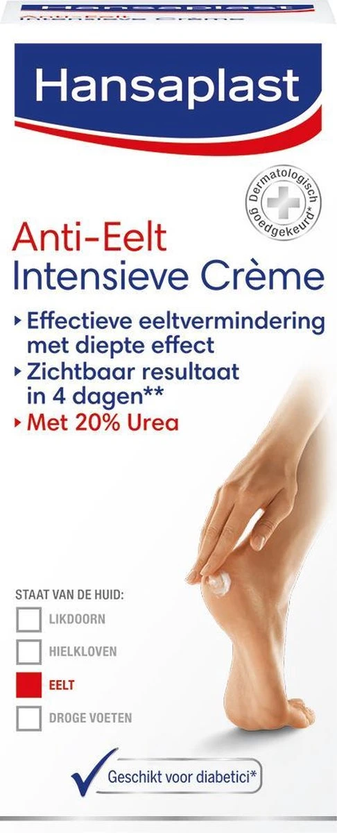 Hansaplast Anti-Eelt Intensieve Crème - Voetcrème - 75 Ml 4 Hansaplast Anti-Eelt Intensieve Crème - Voetcrème - 75 Ml - Afbeelding 2