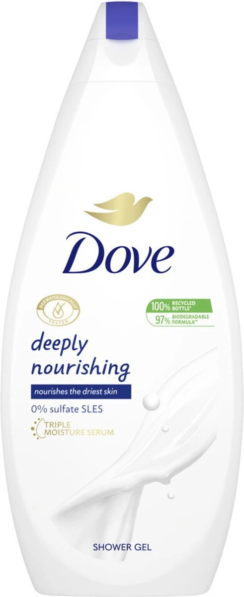 Dove Douchegel Deeply Nourishing - 6 X 750 Ml - Voordeelverpakking 11 Dove Douchegel Deeply Nourishing - 6 X 750 Ml - Voordeelverpakking - Afbeelding 9