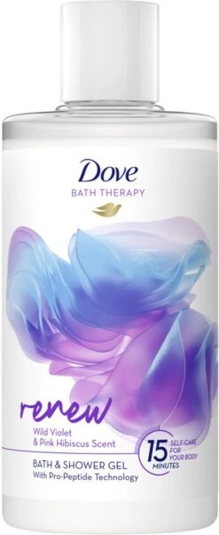 Dove Bath Therapy Renew - Badschuim & Douchegel - 400 Ml