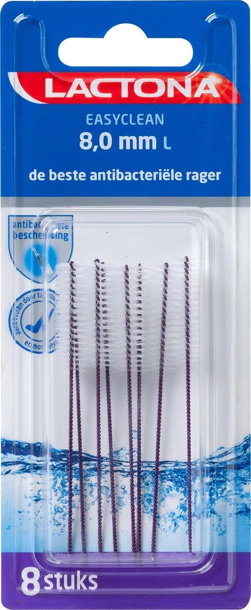 Lactona Ragers Easyclean 8,0 Mm L - Tandenrager - 8 Stuks 3 Lactona Ragers Easyclean 8,0 Mm L - Tandenrager - 8 Stuks