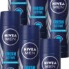 NIVEA Men Fresh Active - 150 Ml - Deodorant Spray - 6 St - Voordeelverpakking -Winkel Voor Persoonlijke Verzorging 500x1200