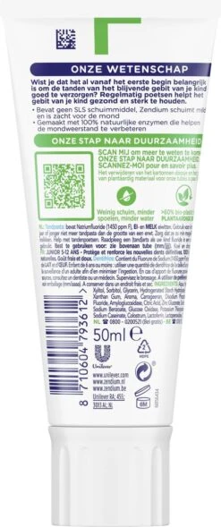 Zendium Junior 5-12jr Tandpasta - 12 X 50 Ml - Voordeelverpakking 11 Zendium Junior 5-12jr Tandpasta - 12 X 50 Ml - Voordeelverpakking -Winkel Voor Persoonlijke Verzorging 503x1200