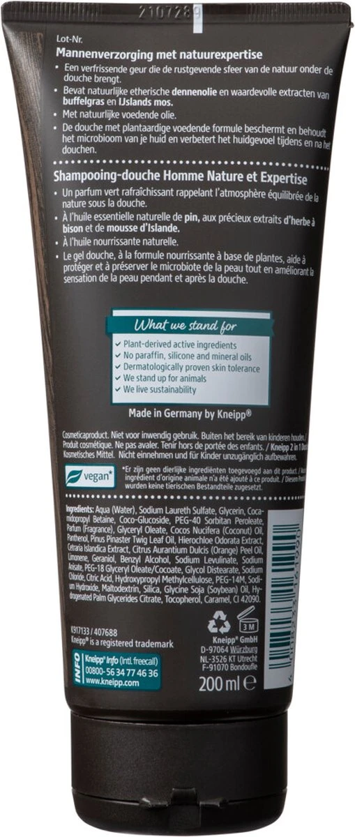 Kneipp Men - Nature Feeling - Douche 2-in-1 7 Kneipp Men - Nature Feeling - Douche 2-in-1 - Afbeelding 5