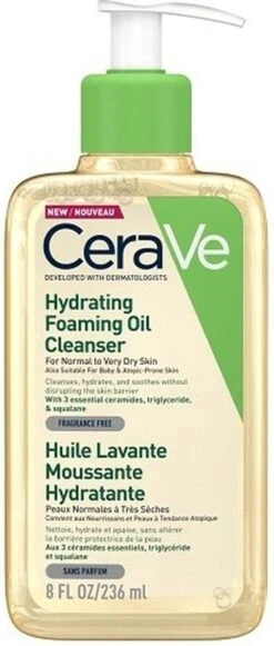 CeraVe - Hydrating Foaming Oil Cleanser - Voor Normale Tot Droge Huid - 236ml -Winkel Voor Persoonlijke Verzorging 510x1200 1