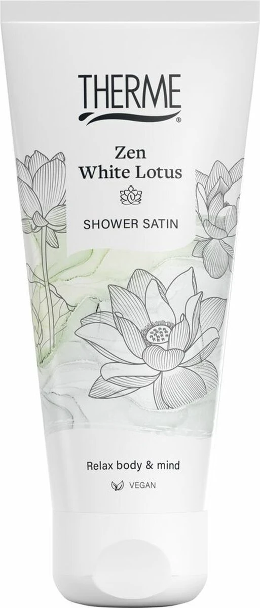 Therme Shower Satin Zen White Lotus 200 Ml 3 Therme Shower Satin Zen White Lotus 200 Ml