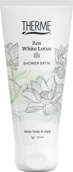 Therme Shower Satin Zen White Lotus 200 Ml 11 Therme Shower Satin Zen White Lotus 200 Ml -Winkel Voor Persoonlijke Verzorging 513x1200 3
