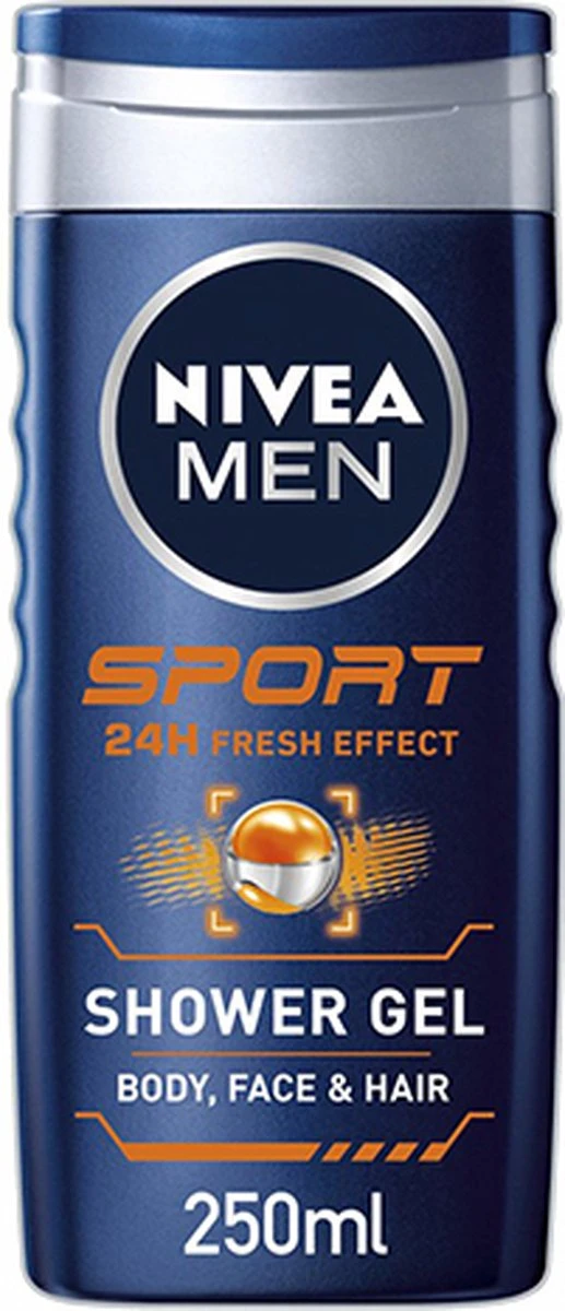 NIVEA MEN Sport - 6 X 250 Ml - Voordeelverpakking - Douchegel 6 NIVEA MEN Sport - 6 X 250 Ml - Voordeelverpakking - Douchegel - Afbeelding 4