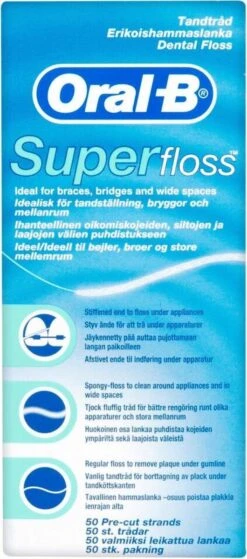 Oral B Oral-B Superfloss - 50 Stuks - Flosdraad 22 Oral B Oral-B Superfloss - 50 Stuks - Flosdraad -Winkel Voor Persoonlijke Verzorging 530x1200 4
