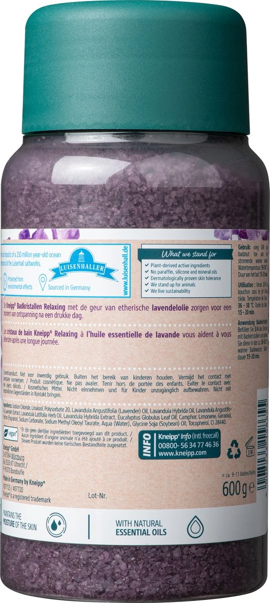 Kneipp Relaxing - Badkristallen 7 Kneipp Relaxing - Badkristallen - Afbeelding 5