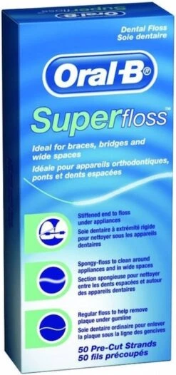 Oral B Oral-B Superfloss - 50 Stuks - Flosdraad 18 Oral B Oral-B Superfloss - 50 Stuks - Flosdraad -Winkel Voor Persoonlijke Verzorging 564x1200