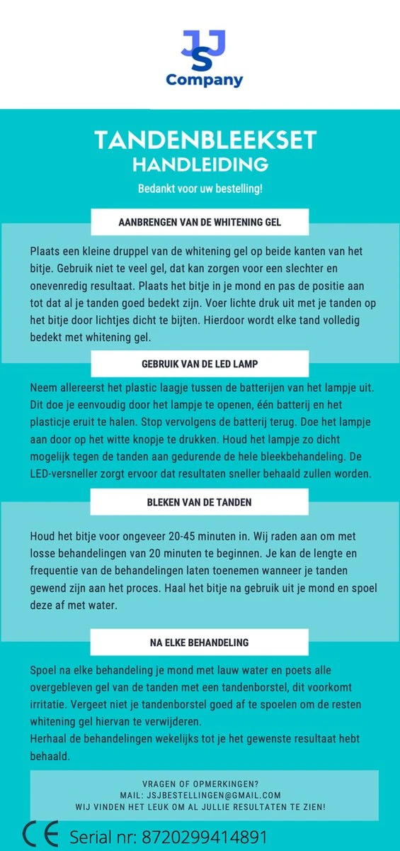 Tanden Bleken - Tandenblekers - Tandenbleekset - Tandbleekset Premium - Tanden Bleekset - Tandbleekset Premium - 3D LED - Zonder Peroxide - 3 Gelspuiten - Veilig - Thuis Bleken - Witte Tanden - Professionele Teeth Whitening - Tandenbleekset 5 Tanden Bleken - Tandenblekers - Tandenbleekset - Tandbleekset Premium - Tanden Bleekset - Tandbleekset Premium - 3D LED - Zonder Peroxide - 3 Gelspuiten - Veilig - Thuis Bleken - Witte Tanden - Professionele Teeth Whitening - Tandenbleekset - Afbeelding 3