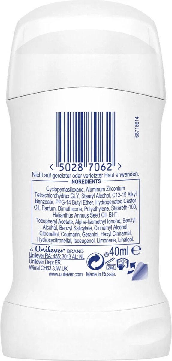 Dove Invisible Dry Deodorant Deodorant Rollers - 6 X 40ml - Voordeelverpakking 12 Dove Invisible Dry Deodorant Deodorant Rollers - 6 X 40ml - Voordeelverpakking - Afbeelding 10
