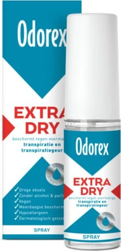 Odorex Extra Dry Pomp - Deodorant - 30 Ml -Winkel Voor Persoonlijke Verzorging 579x1200 1
