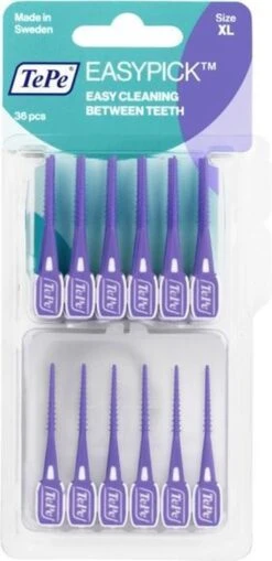 Tepe EasyPick Paars Maat XL – 36 Stuks 17 Tepe EasyPick Paars Maat XL – 36 Stuks -Winkel Voor Persoonlijke Verzorging 582x1200 1
