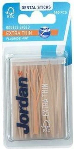 Merkloos Jordan Extra Dun - 140 St - Tandenstoker -Winkel Voor Persoonlijke Verzorging 601x1200 1